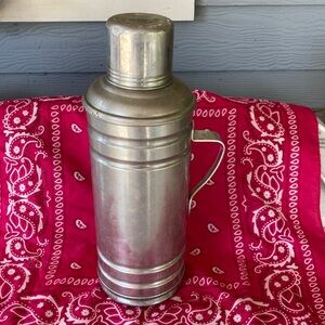 Vintage, antique Sunflower brand thermos